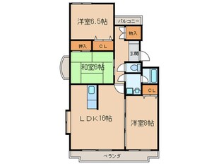 カーサあんとく Ⅱ番館の物件間取画像